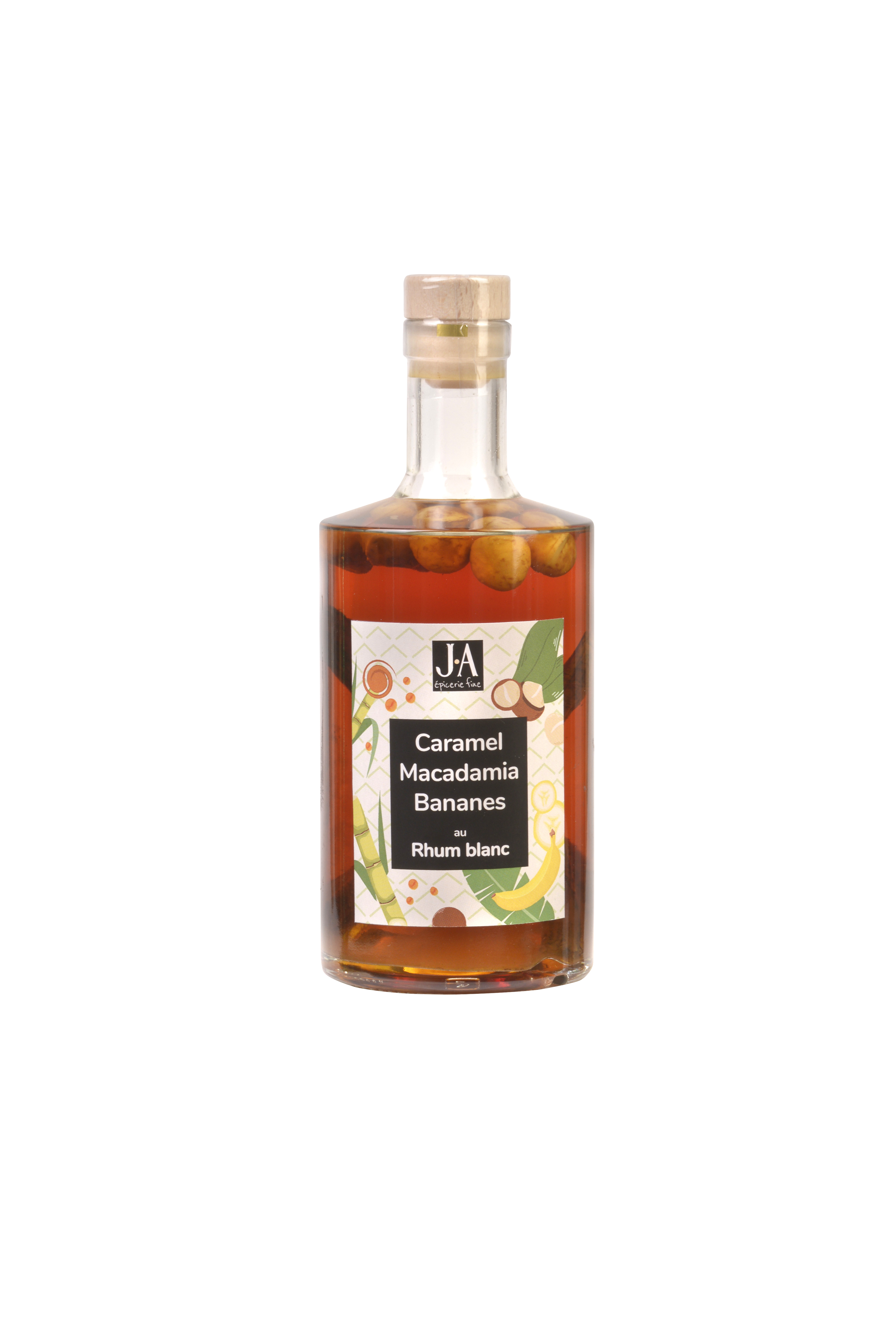 CARAMEL ARRANGE RUM BANANAS MACADAMIA