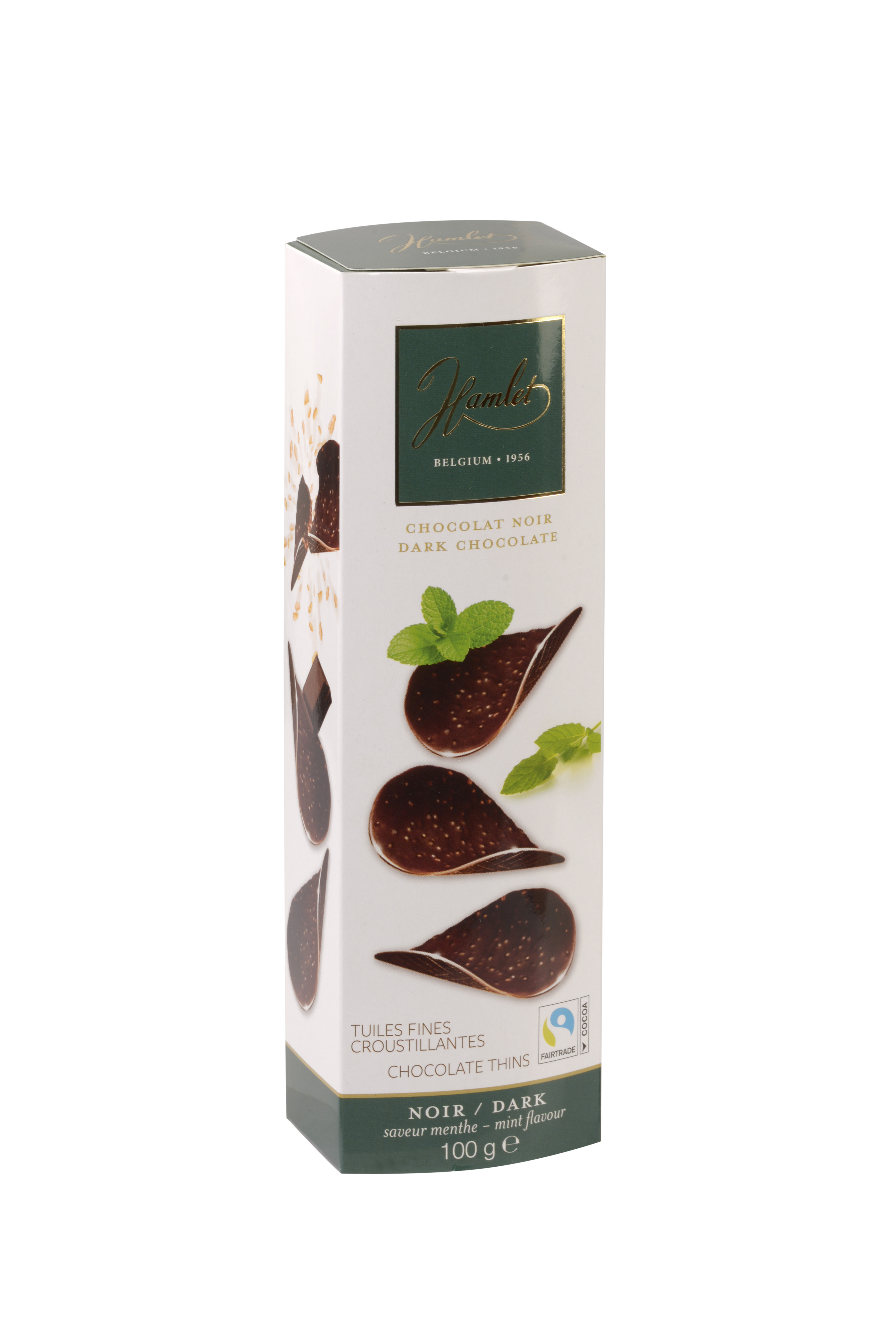 DARK CHOCOLATE MINT TILES