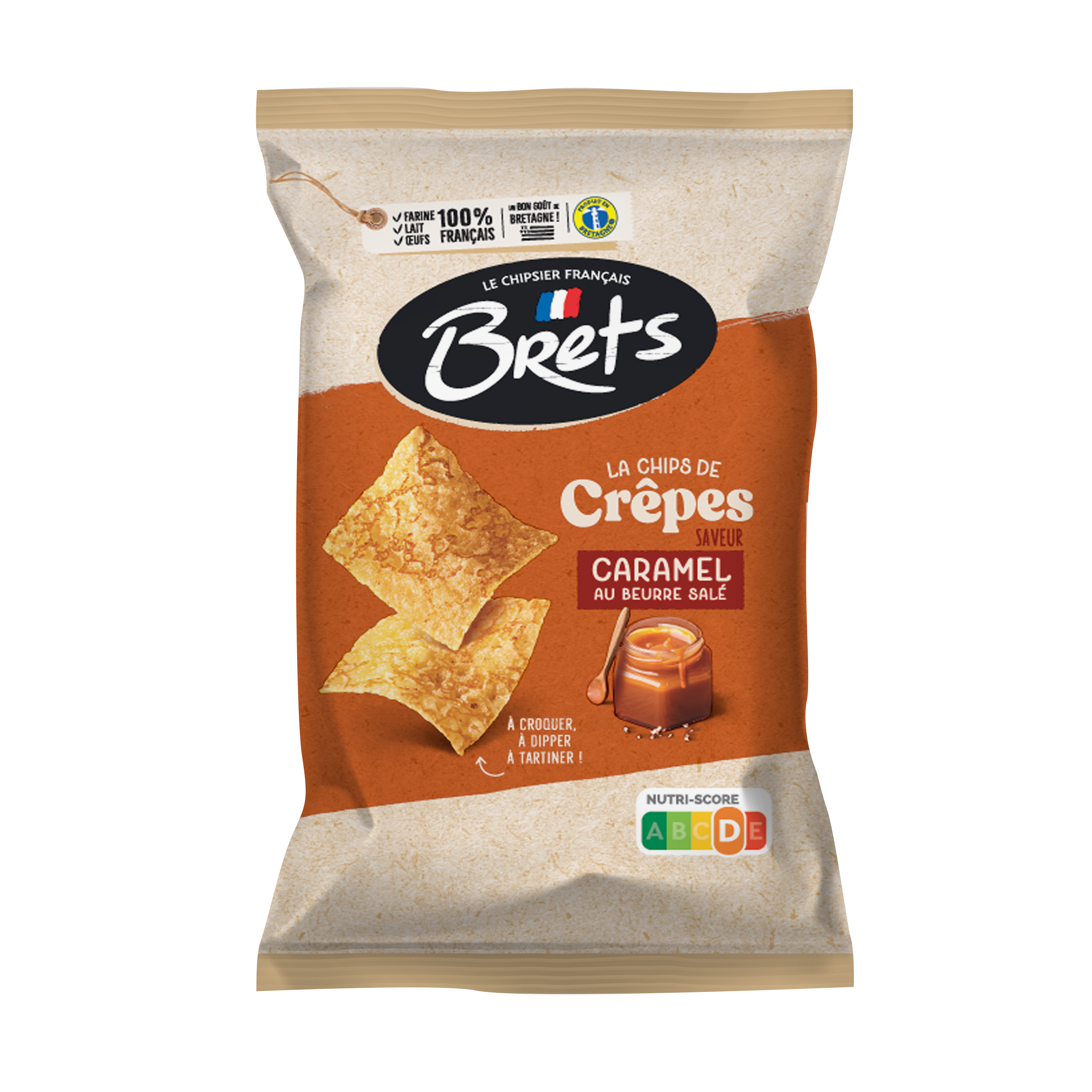 CHIPS BRETS CREPES CARAMEL DIRTY BUTTER