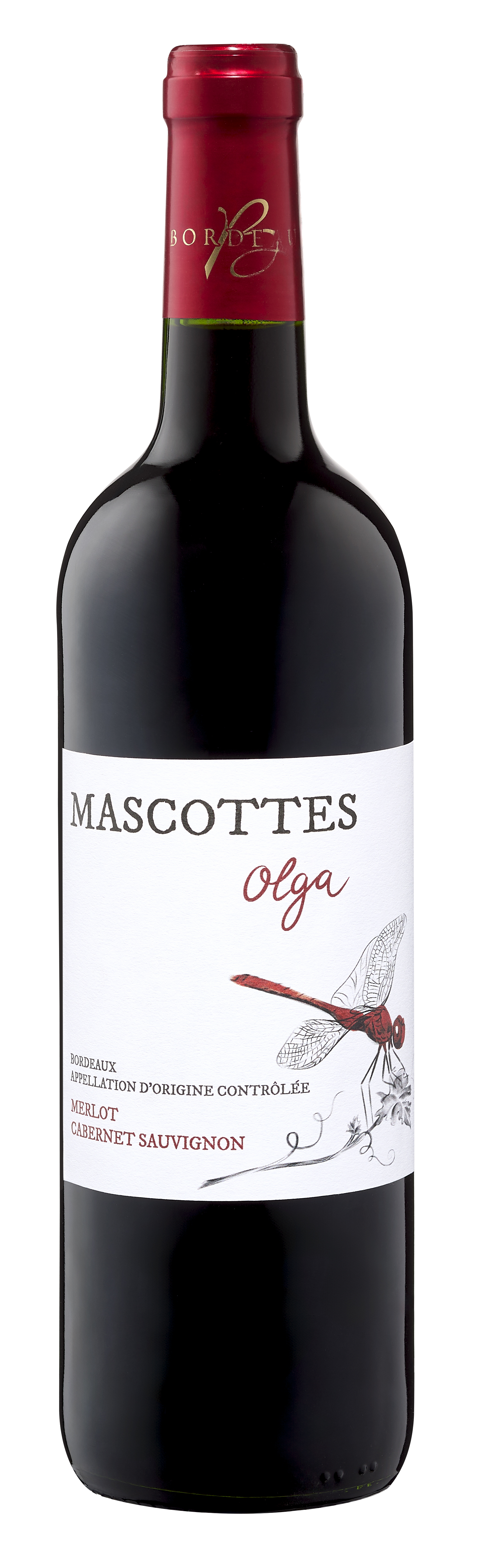 MASCOTTES OLGA BORDEAUX MERLOT CABERNET SAUVIGNON 13.5°