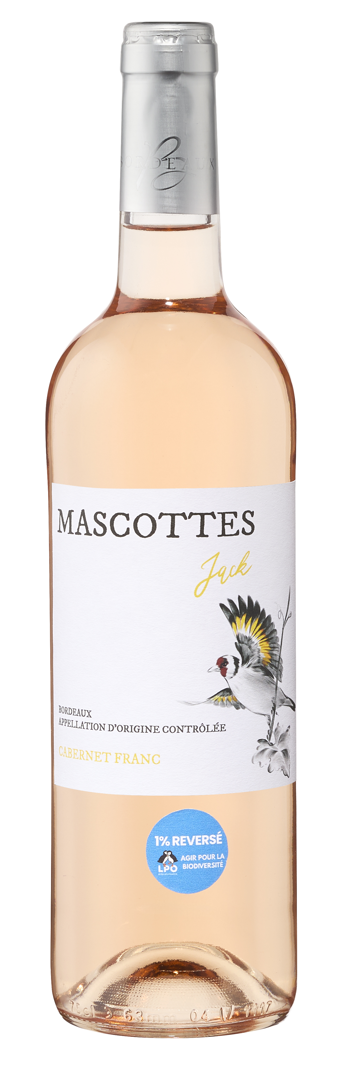 MASCOTTES JACK BORDEAUX CABERNET FRANC ROSE 11.5°