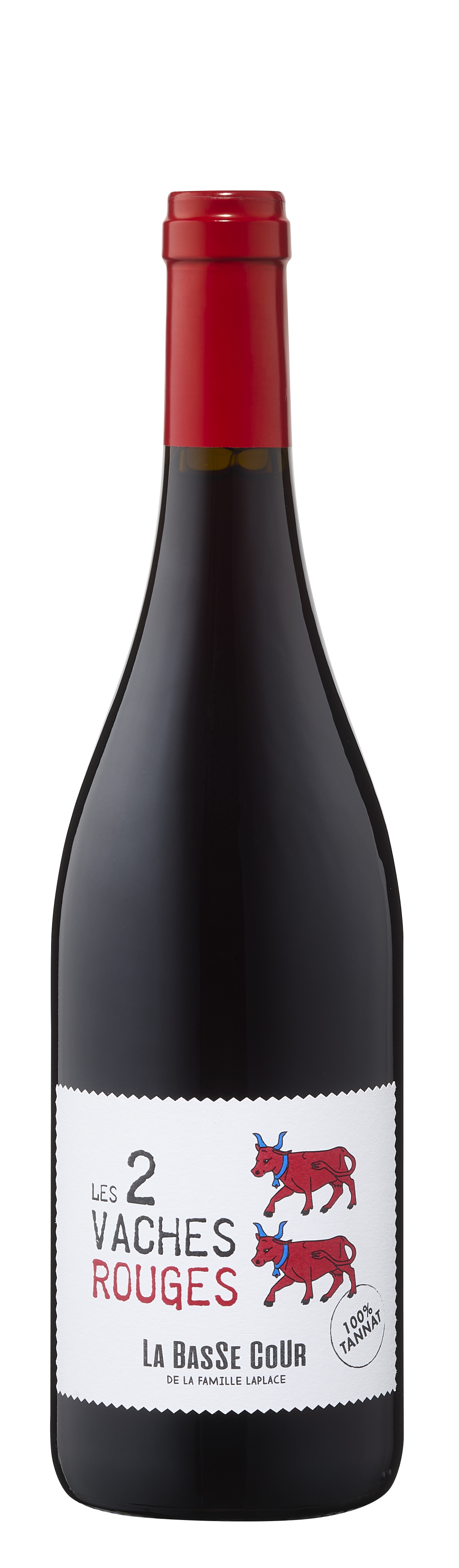 LES 2 VACHES ROUGES TANNAT 13.5° - BASSE COUR