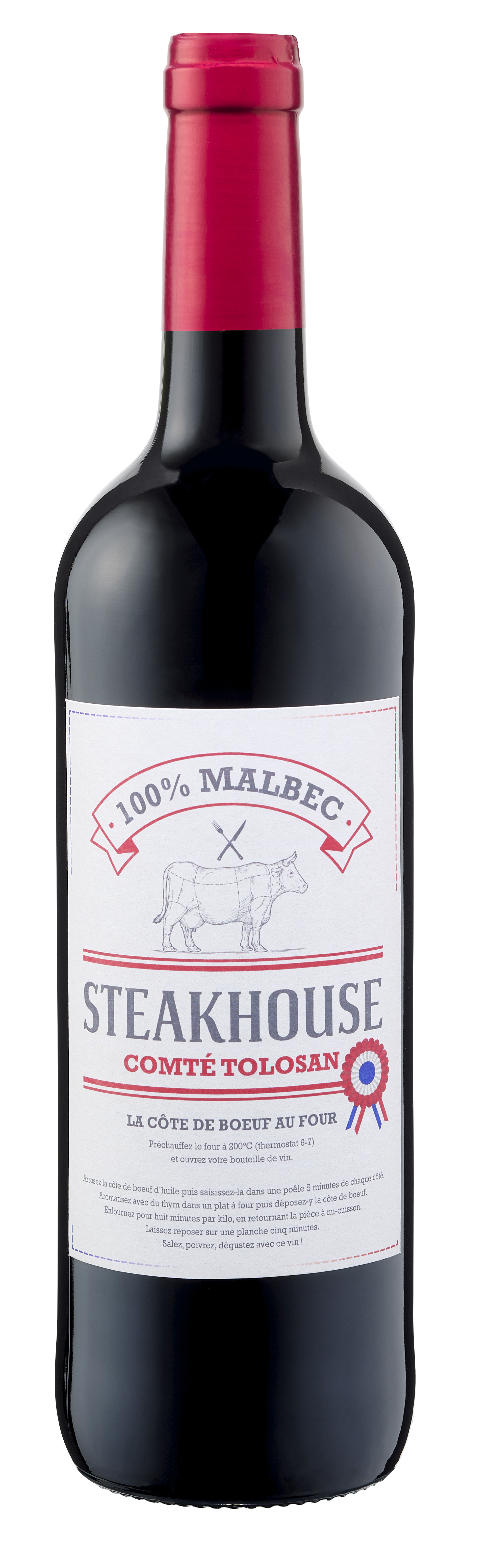 STEAKHOUSE IGP COMTE TOLOSAN  100% MALBEC