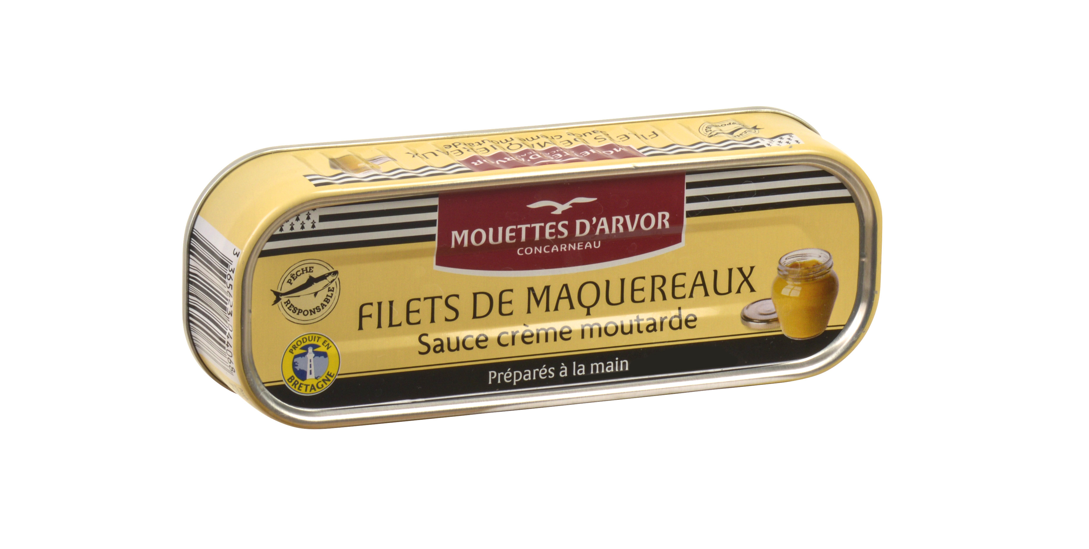 MACKEREL FILLETS WITH WHOLE GRAIN MUSTARD