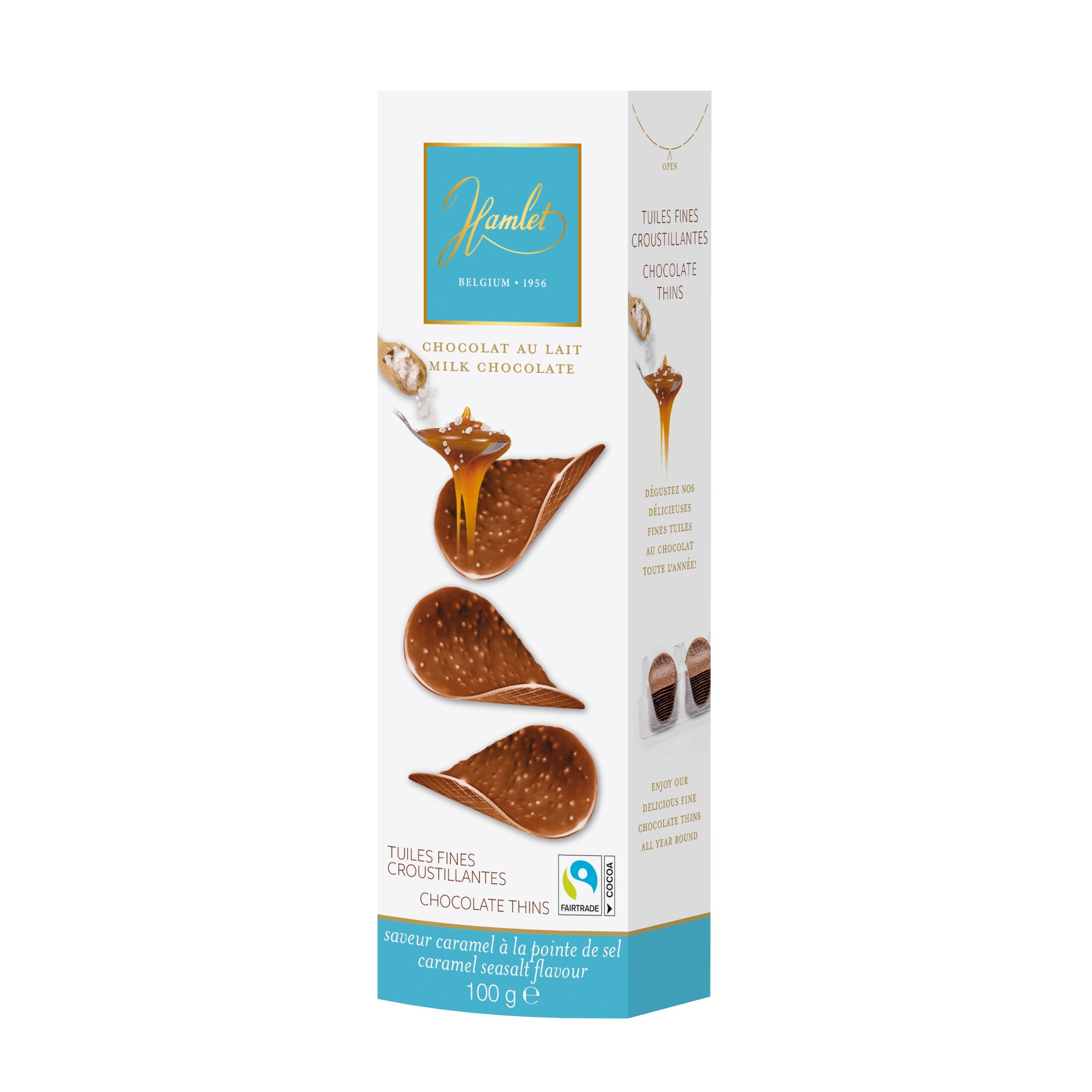 CHOCOLATE SQUARE WITH CARAMEL