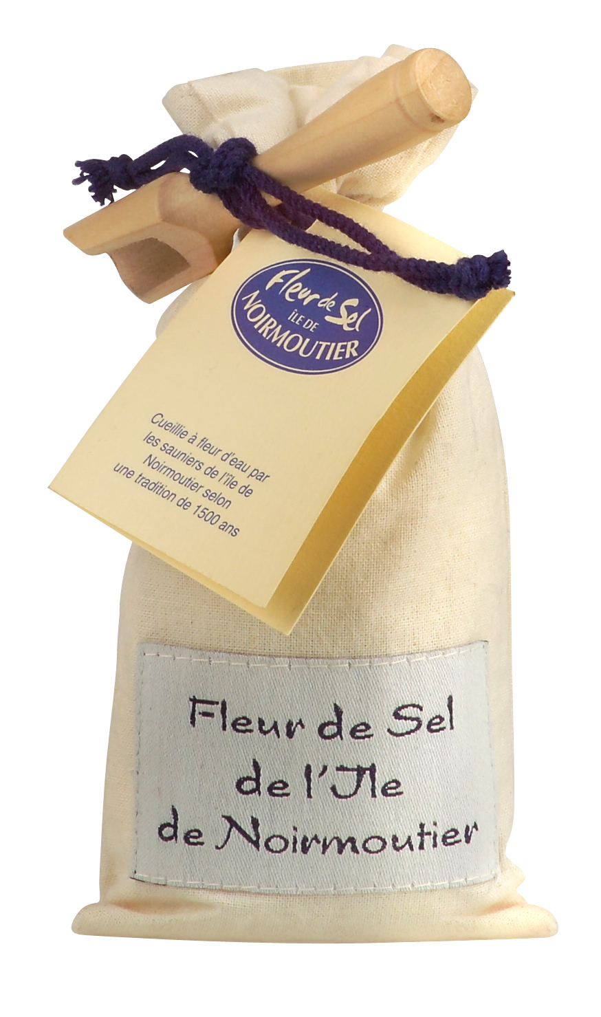 SALT FLOWER FROM NOIRMOUTIER WITH SHOVEL