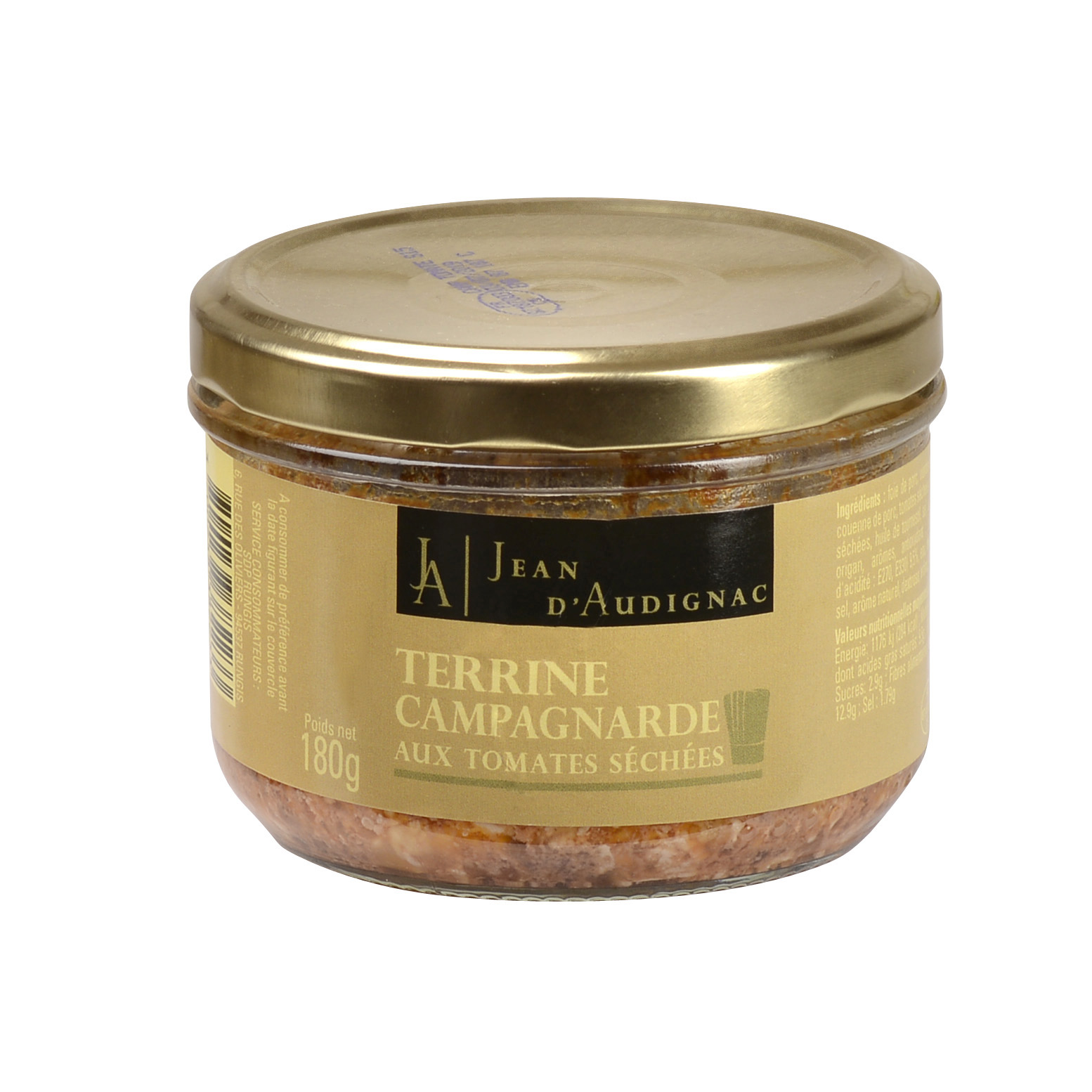 CAMPAIGN TERRINE WITH DRIED TOMATOES